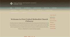 Desktop Screenshot of fumccleburne.com